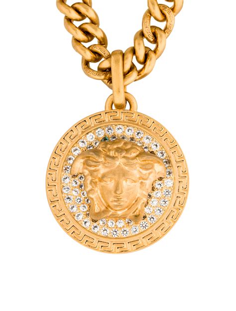 necklace versace|versace necklace real.